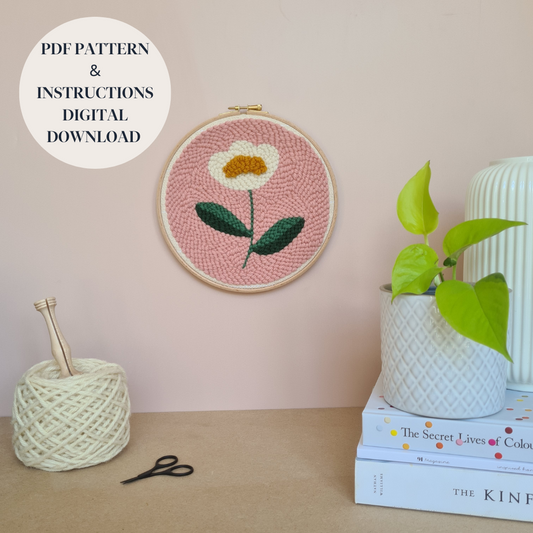 Daisy PDF Punch Needle Pattern & Digital Download