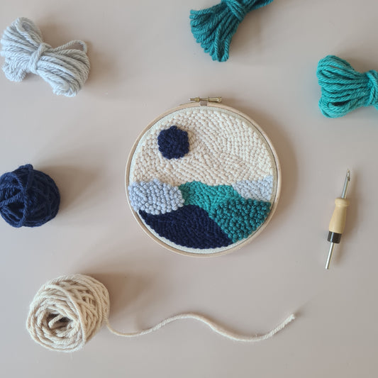 Waves Beginner Punch Needle Kit