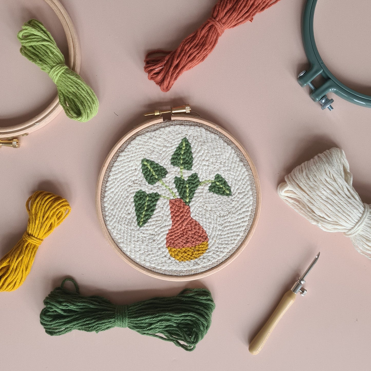Elephant Ear Beginner Punch Needle Kit