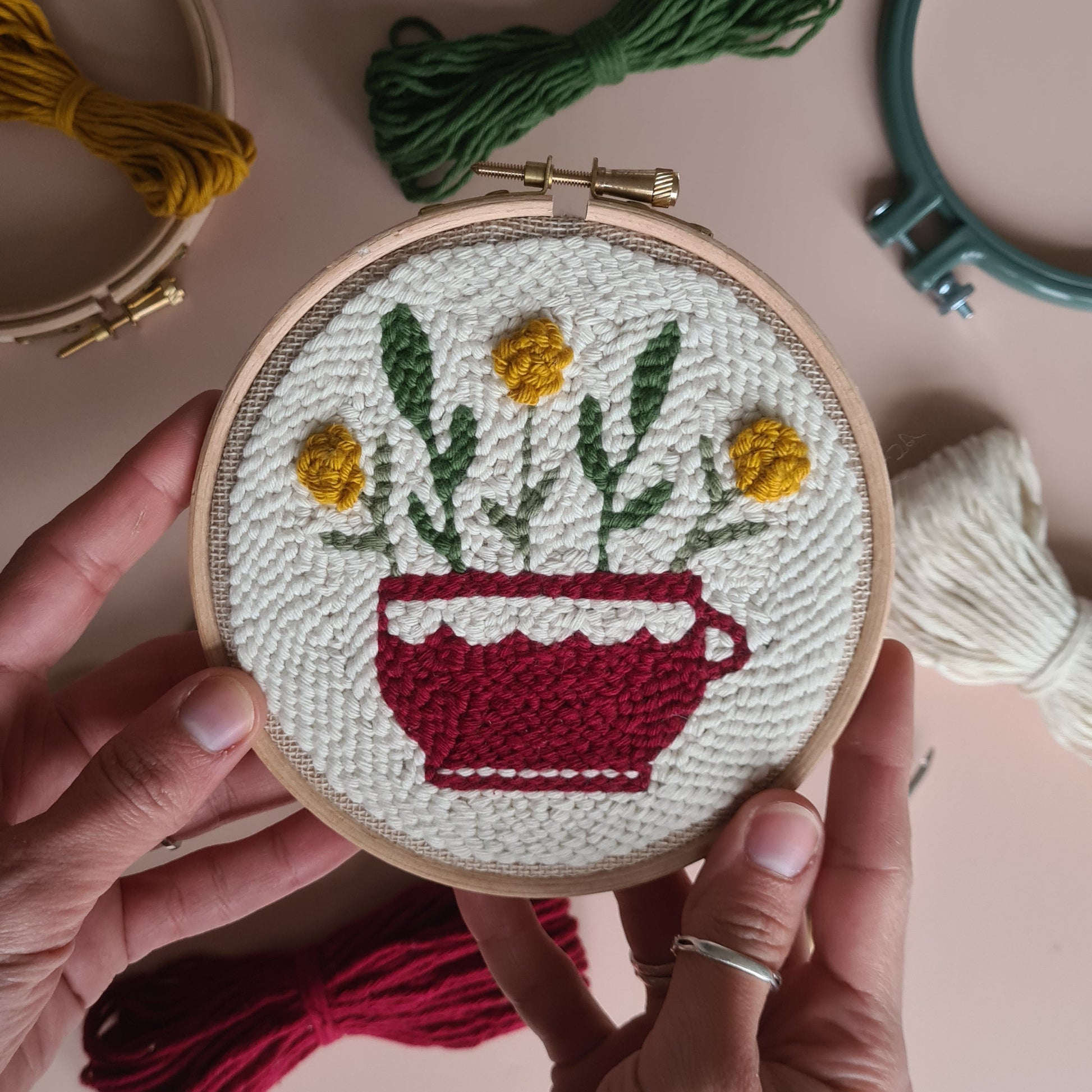 beginner punch needle kit