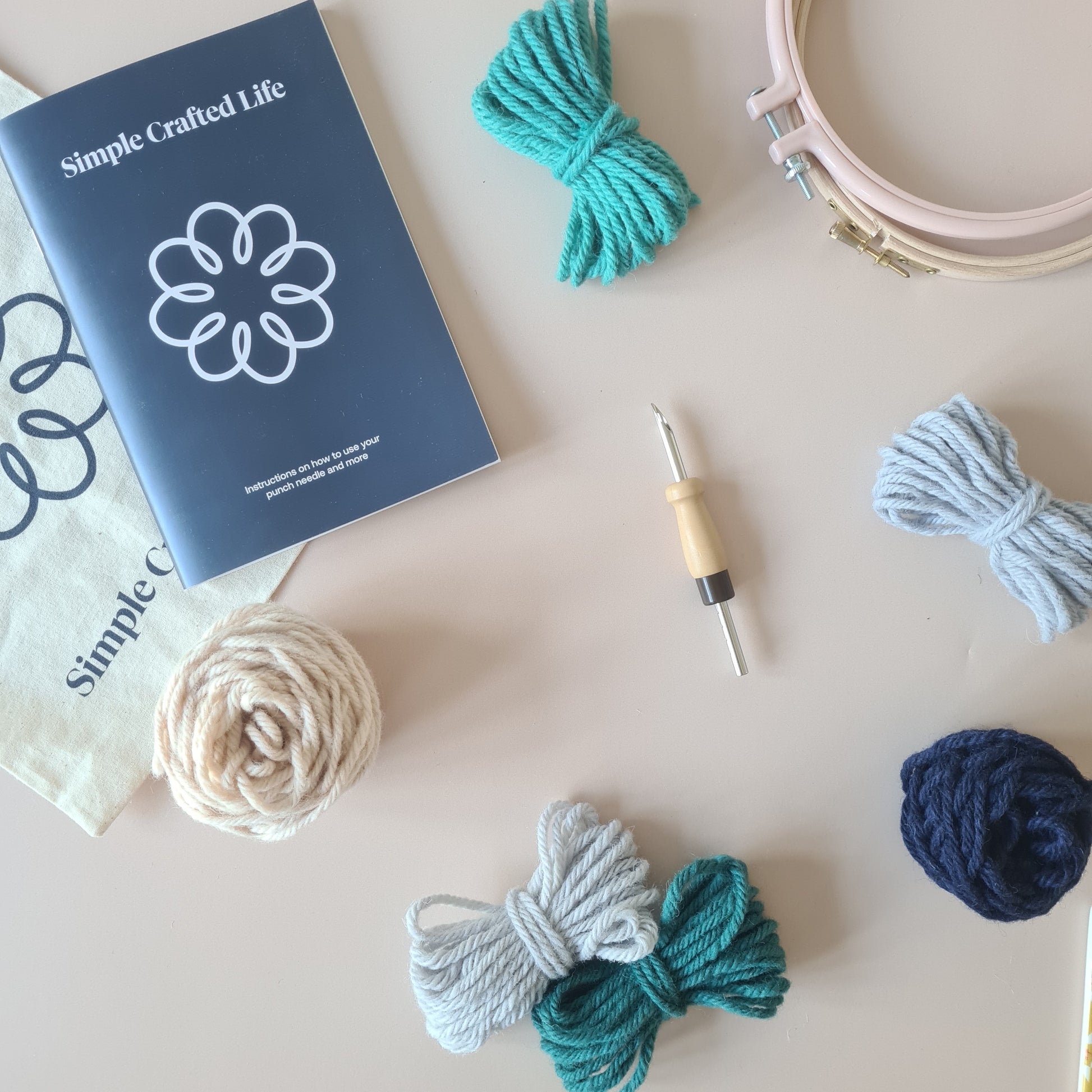 Wave DIY Punch Embroidery Kit – plumdiddle