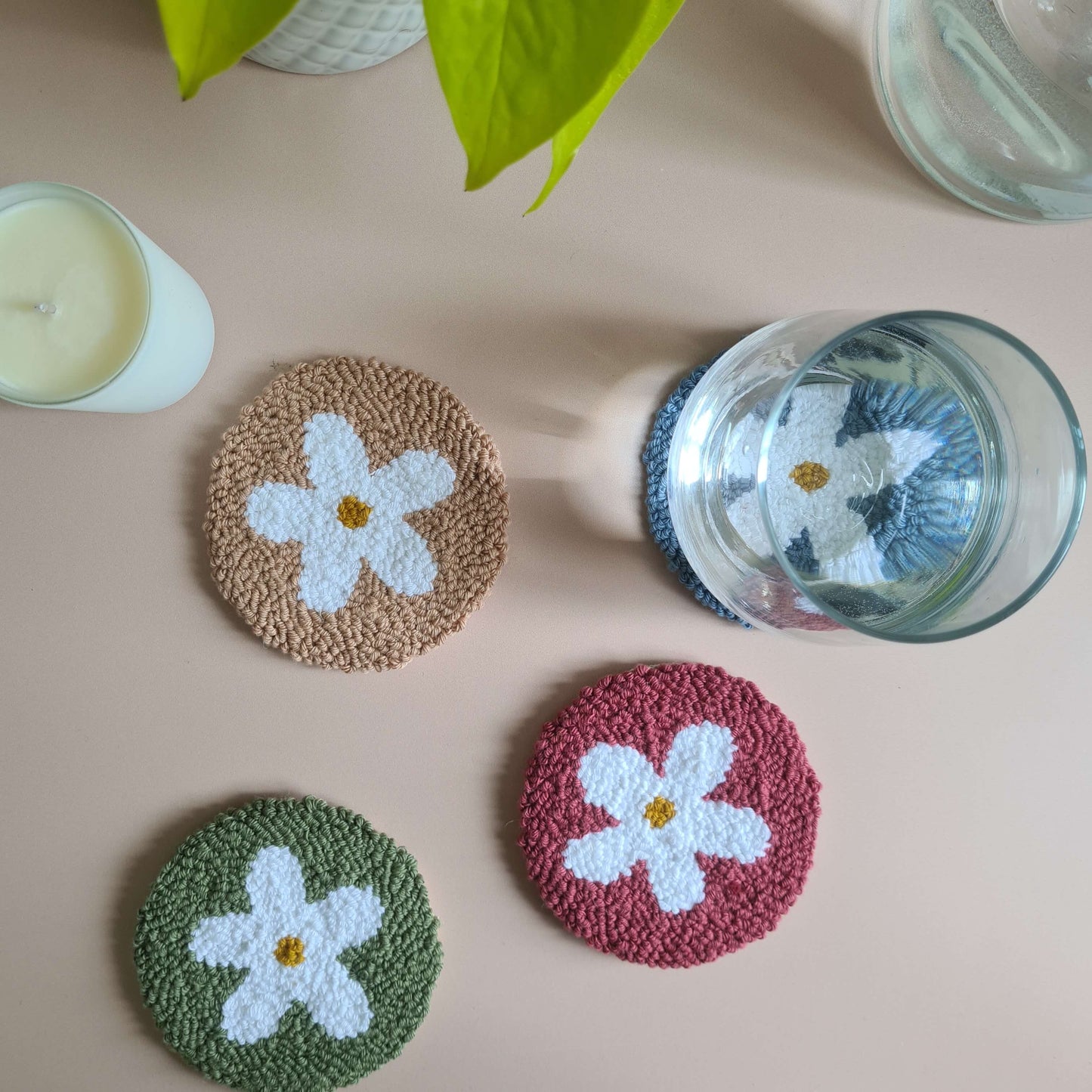 punch needle coaster kit