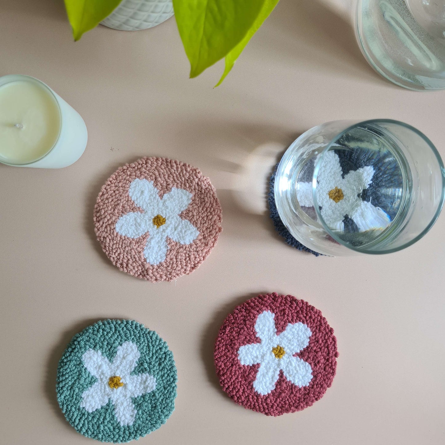 punch needle coaster kit