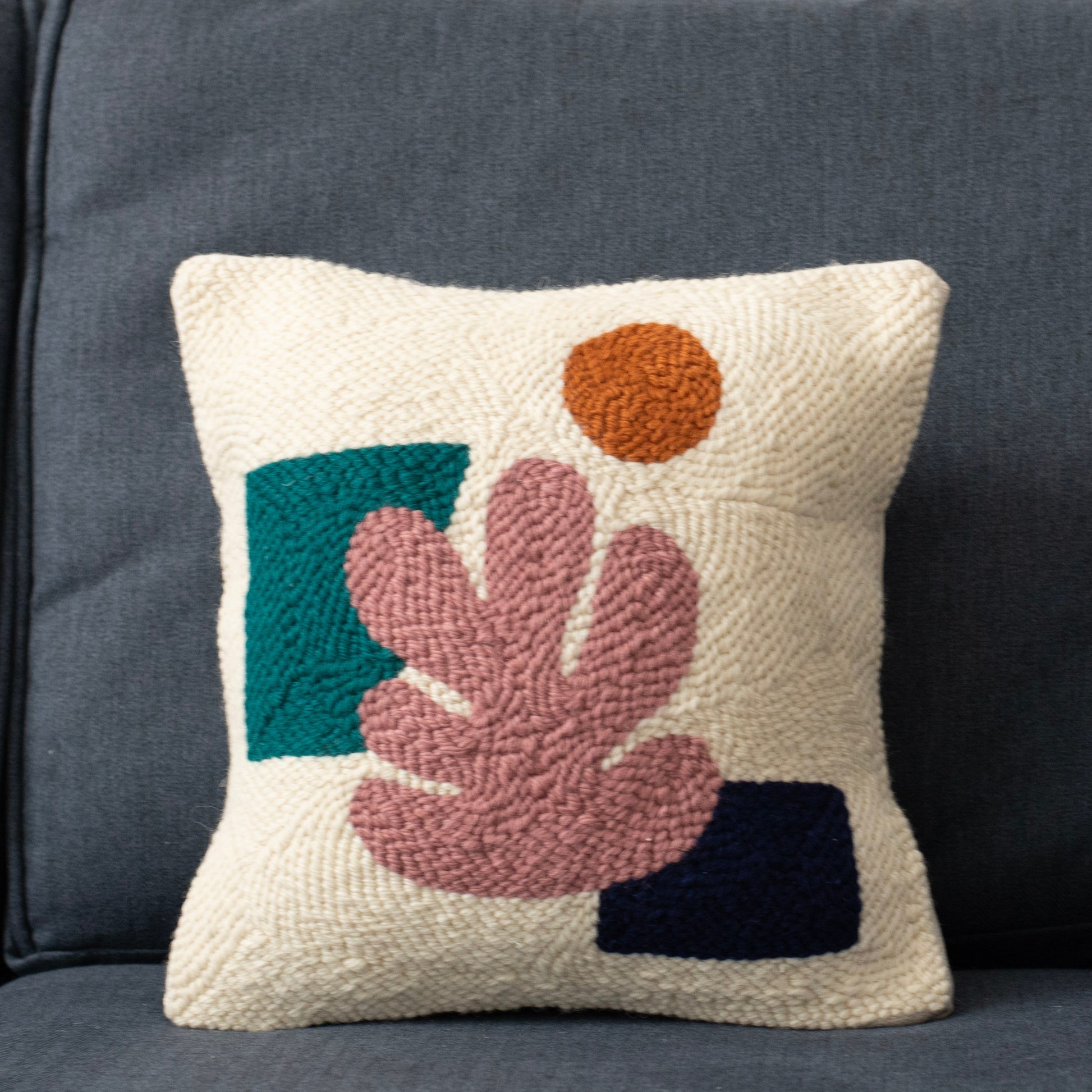 Abstract Matisse Punch Needle Cushion Kit